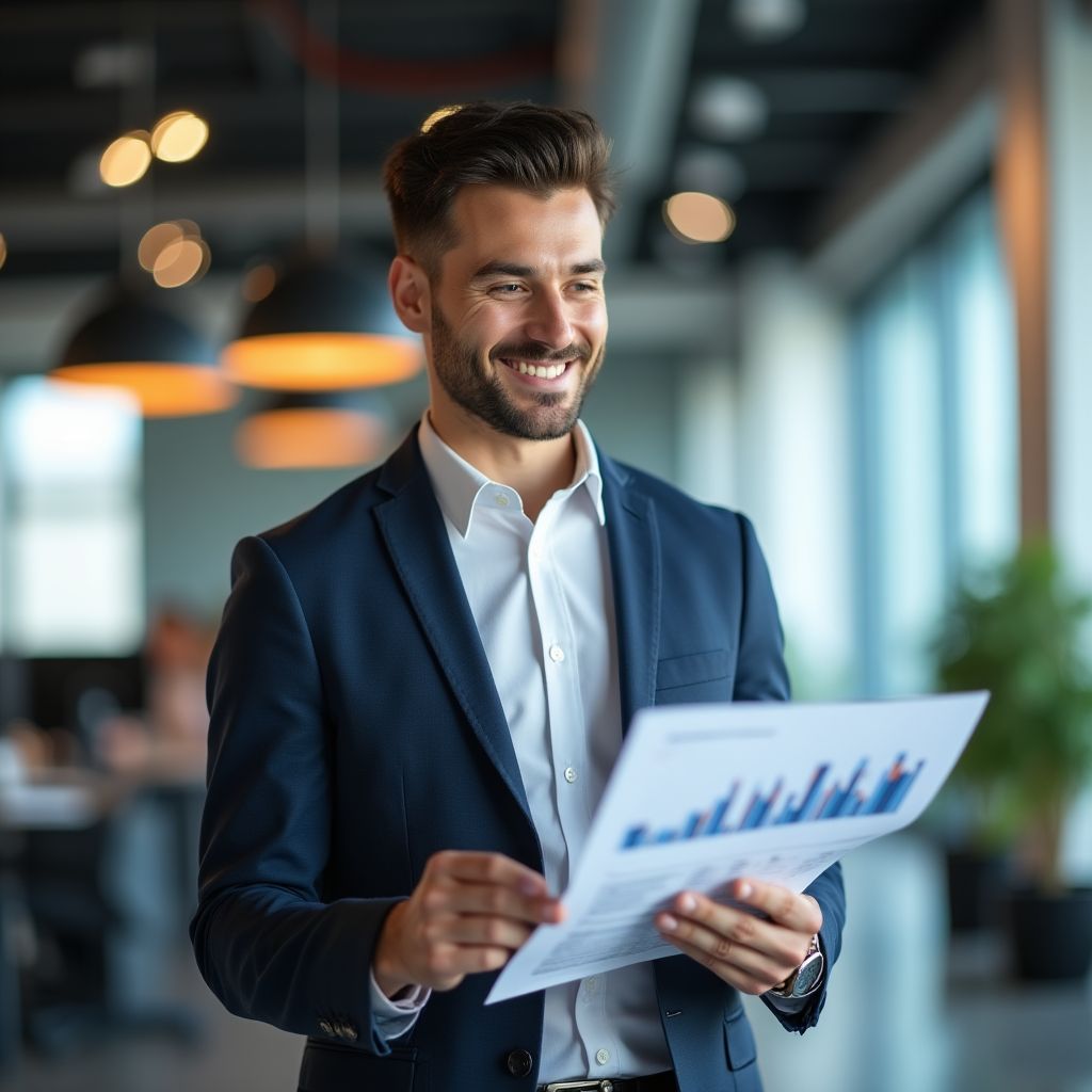 Emprendedor transformando sus finanzas