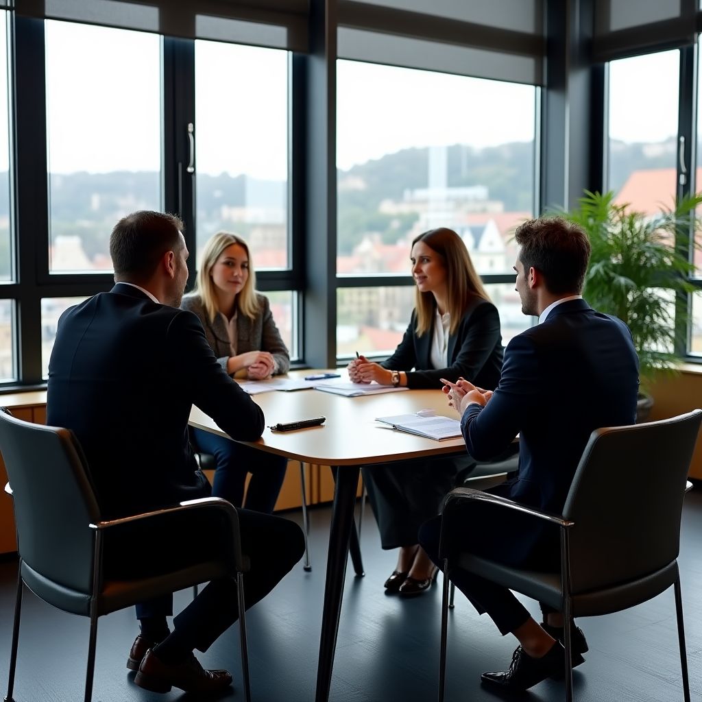 Obchodní jednání v Praze